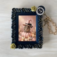 デグーバッグチャーム ハロウィン限定 ブラック額縁