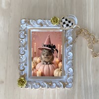 デグーバッグチャーム ハロウィン限定 ホワイト額縁