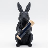 ブリタニアプチのリップケース 3Dプリント シルクブラック キーホルダー