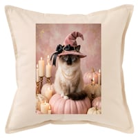 猫（バーマン）クッション 45cm ハロウィン限定アート