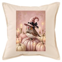 十姉妹・ジュウシマツクッション 45cm ハロウィン限定アート