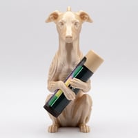 イタリアングレーハウンドのリップケース 3Dプリント シルクゴールド