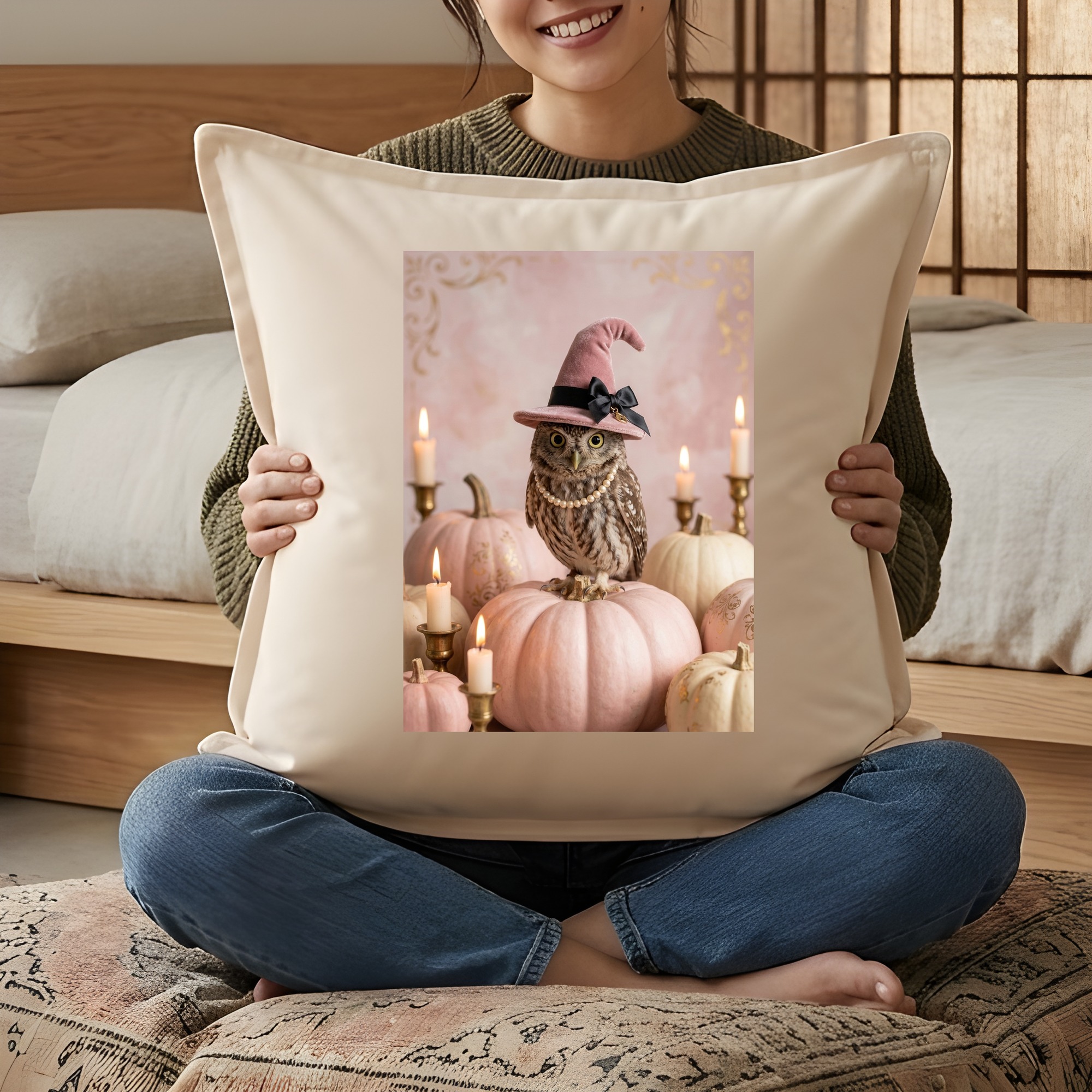 コノハズククッション 45cm ハロウィン限定アート | うちの子