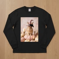 フレミッシュジャイアント長袖Tシャツ ハロウィン限定 ブラック 男女兼用