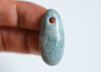 糸魚川翡翠　垂飾　青灰色・水色　5.95g / Itoigawa Jadeite SUISHOKU