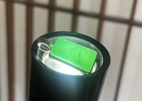 糸魚川翡翠　金山谷　シルバー925ペンダントトップ　ミントグリーン　15mm / Itoigawa Jadeite Silver Pendant