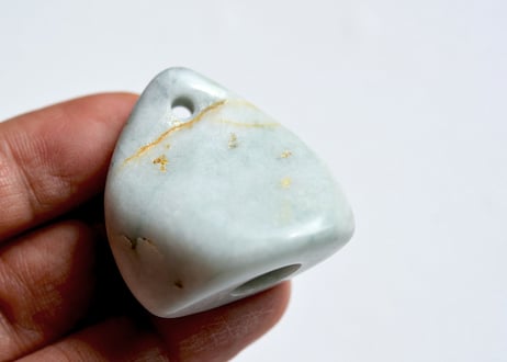 糸魚川翡翠　石笛　24.6g / Itoigawa Jadeite IWABUE