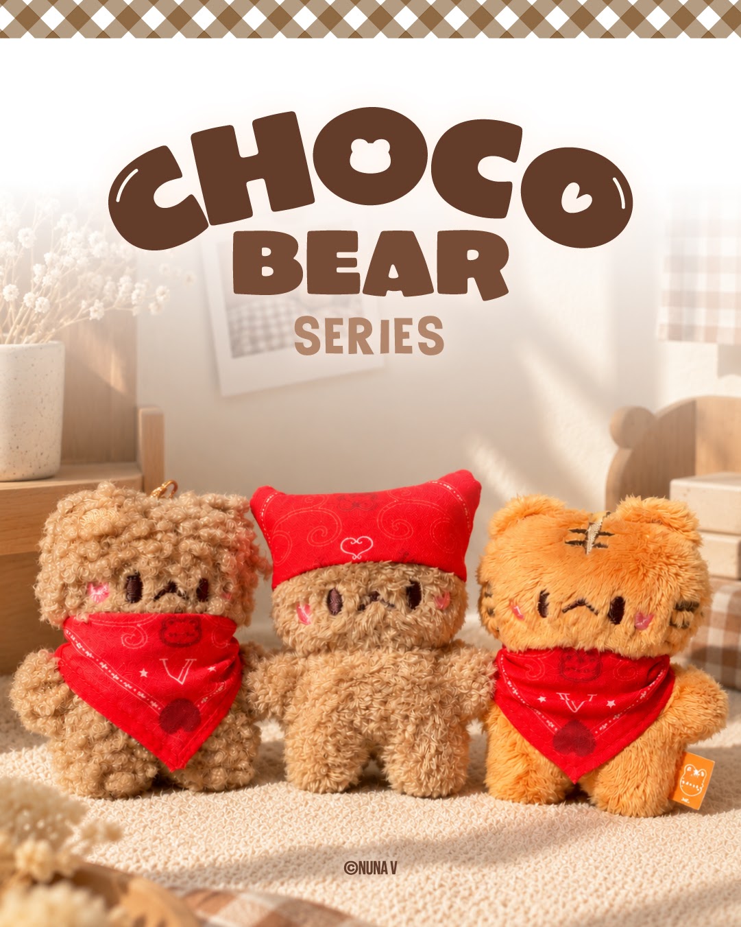 購入期限:10/6(火)】【BTS/V】NUNAV | CHOCO BEAR SERIES(