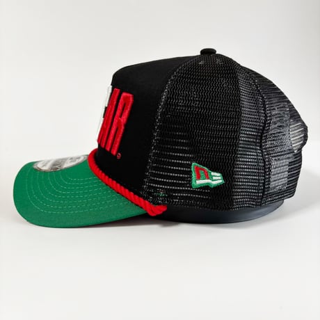 USA買付NEW ERA 9FORTY A-FRAME NASCAR Mexico Trucker Cap – Black / Green　NE-39