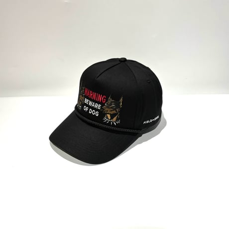 USA買付 FIELD GRADE BEWARE OF DOG オールツイル スナップバックキャップ / BLACK  US-48