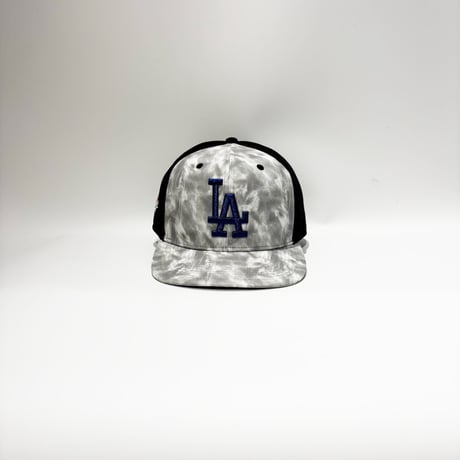 USA買付 Los Angeles Dodgers Fanatics Smoke Dye Snapback Cap – Gray / Black　 US-25