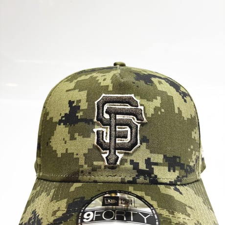 USA買付NEW ERA 9FORTY A-Frame San Francisco Giants Digital Camo Cap BROWN EMBROIDERY　 NE-50