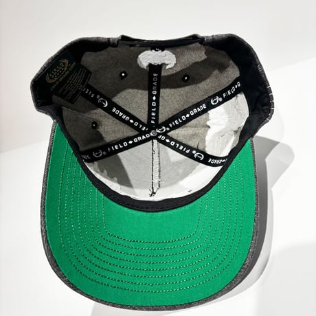 USA買付　FIELD GRADE ROADS NOWHERE SKULL COWBOY SNAPBACK CAP BLACK　 US-35