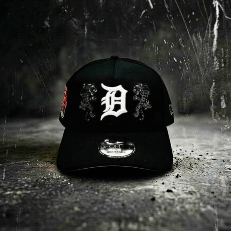USA買付 DETROIT TIGERS “DOUBLE TIGER” 2005 ALL-STAR GAME SNAPBACK CAP - BLACK　NE-88