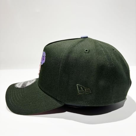 USA買付　NEW ERA 9FORTY A-FRAME LOS ANGELES DODGERS FLORAL DARK GREEN　NE-112