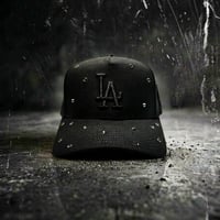 USA買付 Los Angeles Dodgers Studded 9FORTY A-Frame  – Black / Black　NE-64