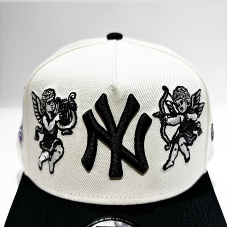 USA買付　NEW ERA 9FORTY A-FRAME NEW YORK YANKEES CHERUB SUBWAY SERIES TWO TONE SNAPBACK CAP　NE-85