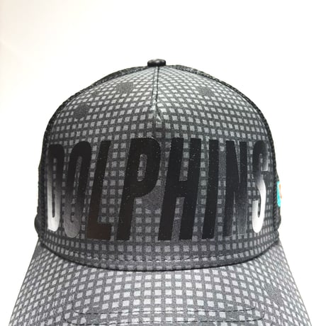 USA買付　NEW ERA 9FORTY A-Frame Trucker Miami Dolphins Grid Mesh Cap BLACK　 NE-51
