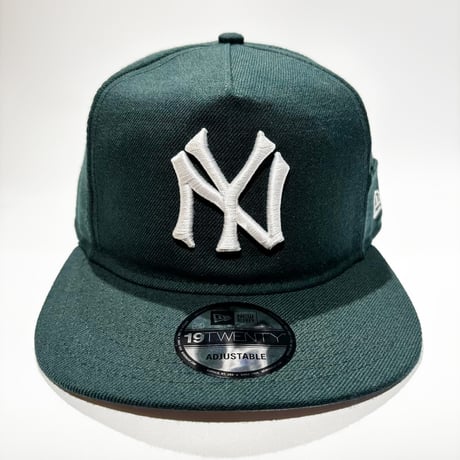 USA買付NEW ERA / NEW YORK YANKEES COOPERSTOWN COLLECTION 19TWENTY ADJUSTABLE CAP – DARK GREEN　 NE-73