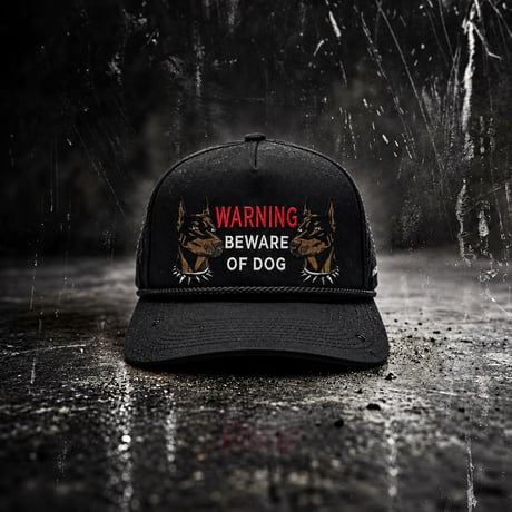 USA買付 FIELD GRADE BEWARE OF DOG オールツイル スナップバックキャップ / BLACK  US-48