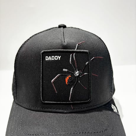 USA買付　GOORIN BROS. THE SUEDE SPIDER TRUCKER CAP BLACK　 US-36