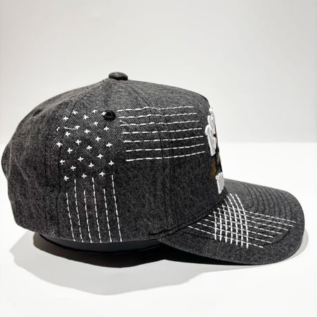 USA買付　FIELD GRADE ROADS NOWHERE SKULL COWBOY SNAPBACK CAP BLACK　 US-35