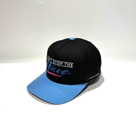 USA買付 FIELD GRADE CAN'T STOP THE WAVE スナップバックキャップ / BLACK×SKY BLUE US-47