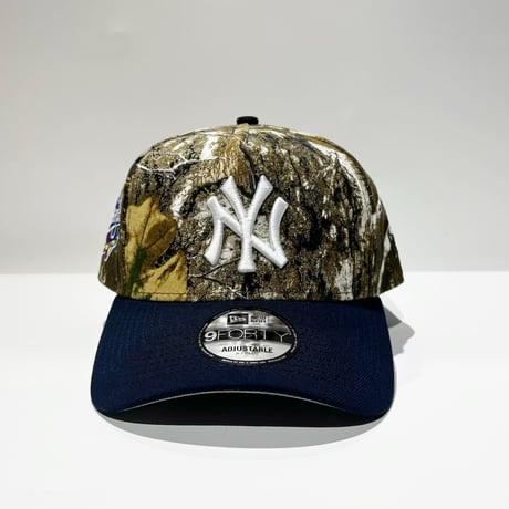 USA買付 NEW ERA 9FORTY A-FRAME NEW YORK YANKEES CAMO WORLD SERIES SNAPBACK CAP CAMO / NAVY  NE-104