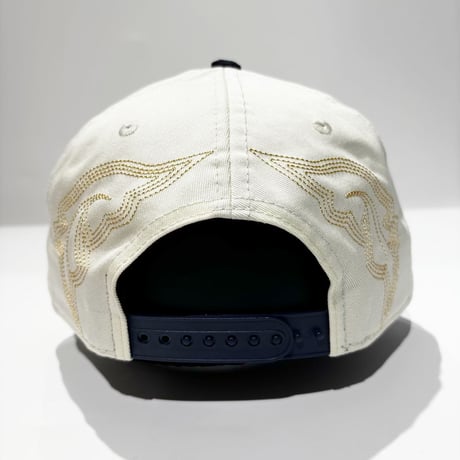 USA買付　NEW ERA 9FORTY A-FRAME New York Yankees Western Stitch Stone / Navy ニューヨーク・ヤンキース　 NE-130