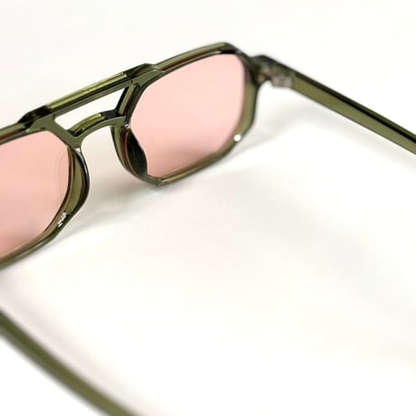 OLD SCHOOL DOUBLE BRIDGE SQUARE SUNGLASSES SG-01