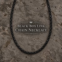 BLACK BOX LINK CHAIN NECKLACE NK-03