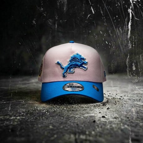 USA買付 Detroit Lions New Era 9FORTY A-Frame Adjustable Cap – Pink / Blue　NE-69