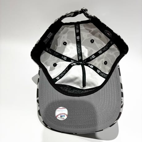 USA買付　NEW YORK YANKEES 19TWENTY ABSTRACT CAMO CAP – BLACK / WHITE / LIGHT BLUE　 NE-76
