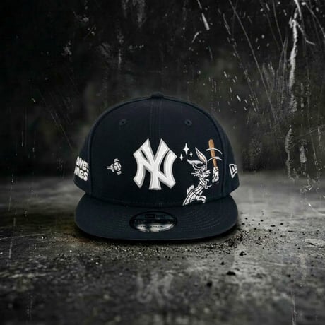 USA買付　NEW ERA 9FIFTY New York Yankees × Looney Tunes Bugs Bunny Snapback Cap – Navy  NE-38
