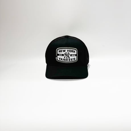 USA買付  NEW YORK YANKEES FANATICS TEAM PATCH A-FRAME TRUCKER SNAPBACK CAP – BLACK　 US-21