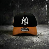 NEW ERA 9FORTY A-FRAME NEW YORK YANKEES COOPERSTOWN BLACK / ORANGE　NE-113