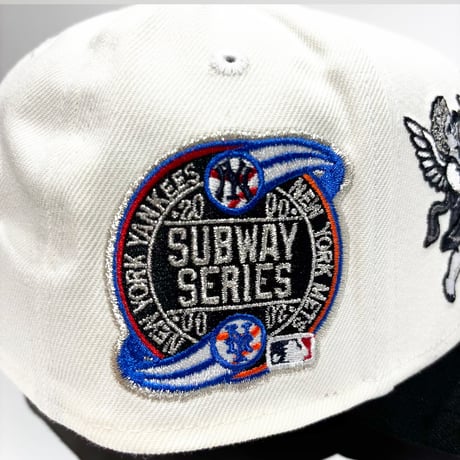 USA買付　NEW ERA 9FORTY A-FRAME NEW YORK YANKEES CHERUB SUBWAY SERIES TWO TONE SNAPBACK CAP　NE-85
