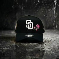 USA買付　NEW ERA 9FORTY A-FRAME SAN DIEGO PADRES ROSE BLACK　NE-115
