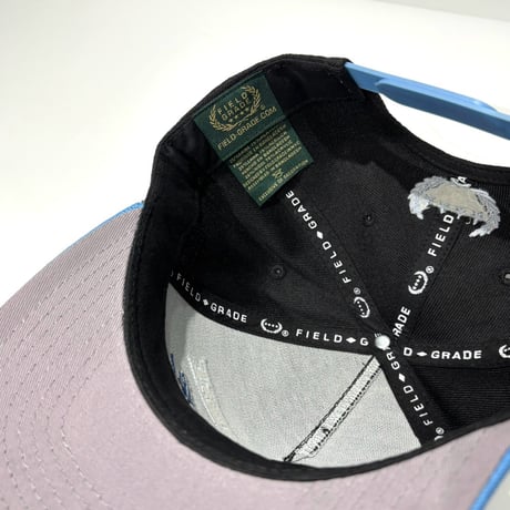 USA買付 FIELD GRADE CAN'T STOP THE WAVE スナップバックキャップ / BLACK×SKY BLUE US-47