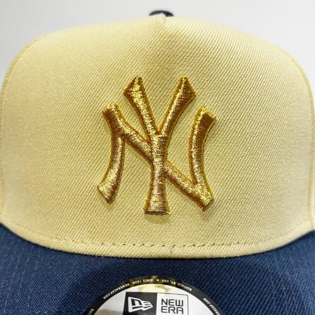 USA買付 NEW ERA  NY YANKEE STADIUM 75TH ANNIVERSARY SNAPBACK CAP BEIGE / NAVY  NE-103