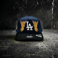 USA買付 LA Angel Embroidery 40th Anniversary 9FIFTY A-Frame – Navy / Black NE-61