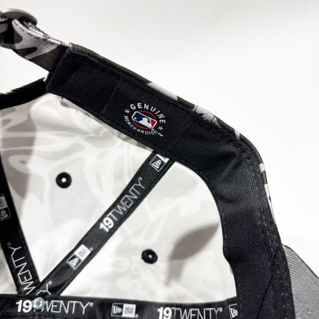 USA買付　LOS ANGELES DODGERS 19TWENTY ABSTRACT CAMO CAP – BLACK /　 NE-77