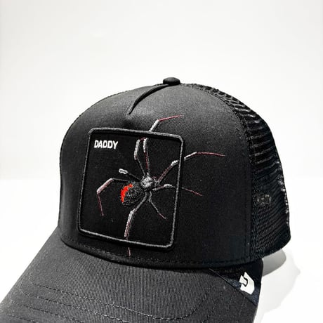 USA買付　GOORIN BROS. THE SUEDE SPIDER TRUCKER CAP BLACK　 US-36