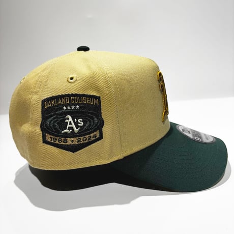 USA買付  NEW ERA 9FORTY A-FRAME Oakland Athletics “OAKLAND COLISEUM 1968-2024” CAP　NE-90