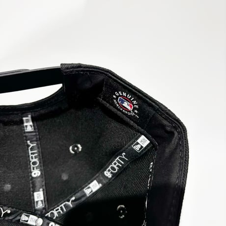 USA買付 Los Angeles Dodgers Studded 9FORTY A-Frame  – Black / Black　NE-64