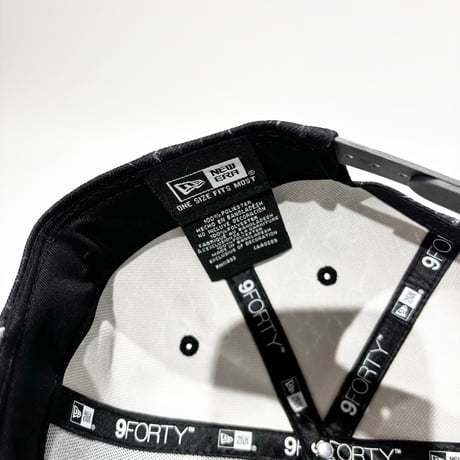 USA買付　NEW ERA 9FORTY A-FRAME NY YANKEES  REPTILE BLACK / CHARCOAL　 NE-53