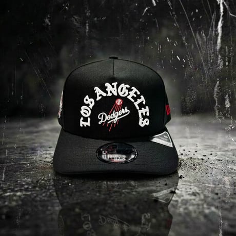 USA買付 New Era Los Angeles Dodgers Skull Black Prime Edition 9FIFTY A-Frame Snapback Hat　　 NE-57