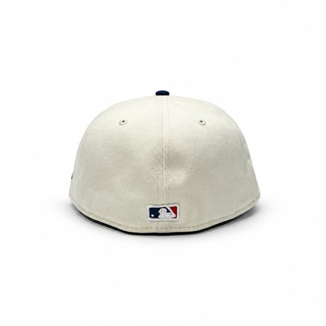 USA買付 NEW ERA 59FIFTY LA DODGERS ORANGE EMBROIDERY CAP / CREAM × BLUE NE-137