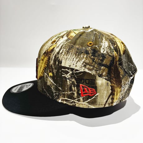 USA買付　NEW ERA 9FIFTY LOS ANGELES DODGERS REALTREE ORANGE POP SNAPBACK CAMO / BLACK　NE-118