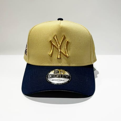USA買付 NEW ERA  NY YANKEE STADIUM 75TH ANNIVERSARY SNAPBACK CAP BEIGE / NAVY  NE-103